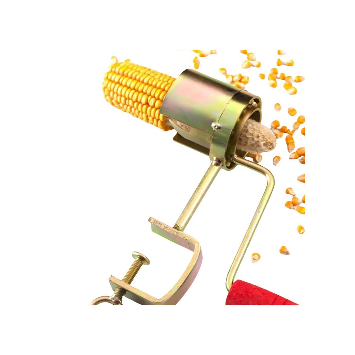 GENERICO - DESGRANADORA DE MAÍZ MANUAL METÁLICO MUY PRACTICO