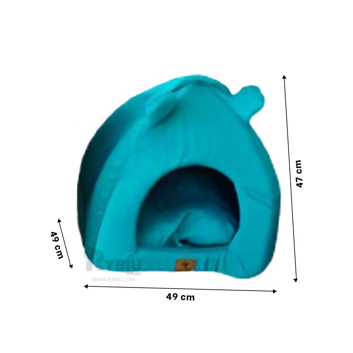 RYBIU IMPORT - Iglu para Dormir Azul Rey Talla L Y+Regalo Ligas para Peinar