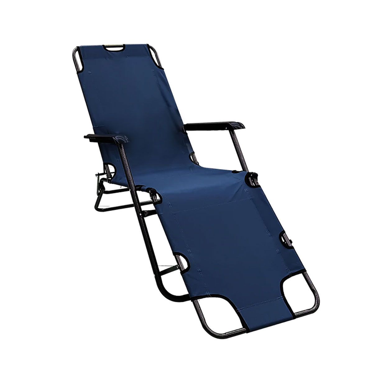 GENERICO - Silla Terraza Playera Piscina Reclinable Plegable Azul