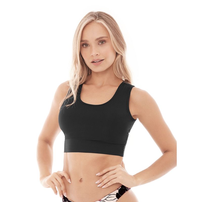 CHAMELA - Top de Bikini Alto Cubrimiento 28505 chamela