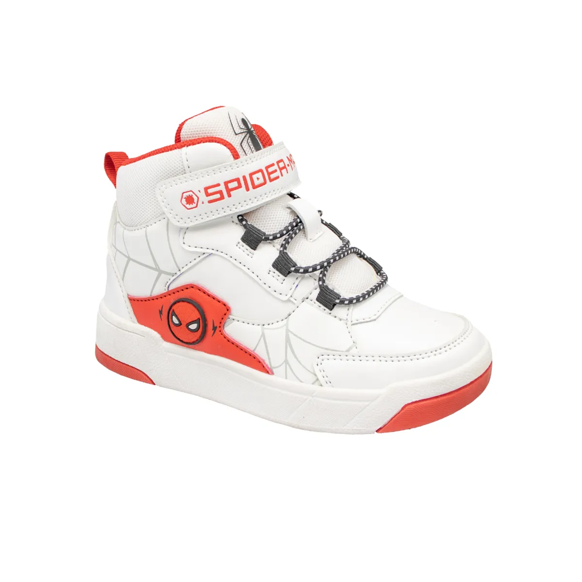 MARVEL - Zapatillas Spiderman Botin Blanco niño