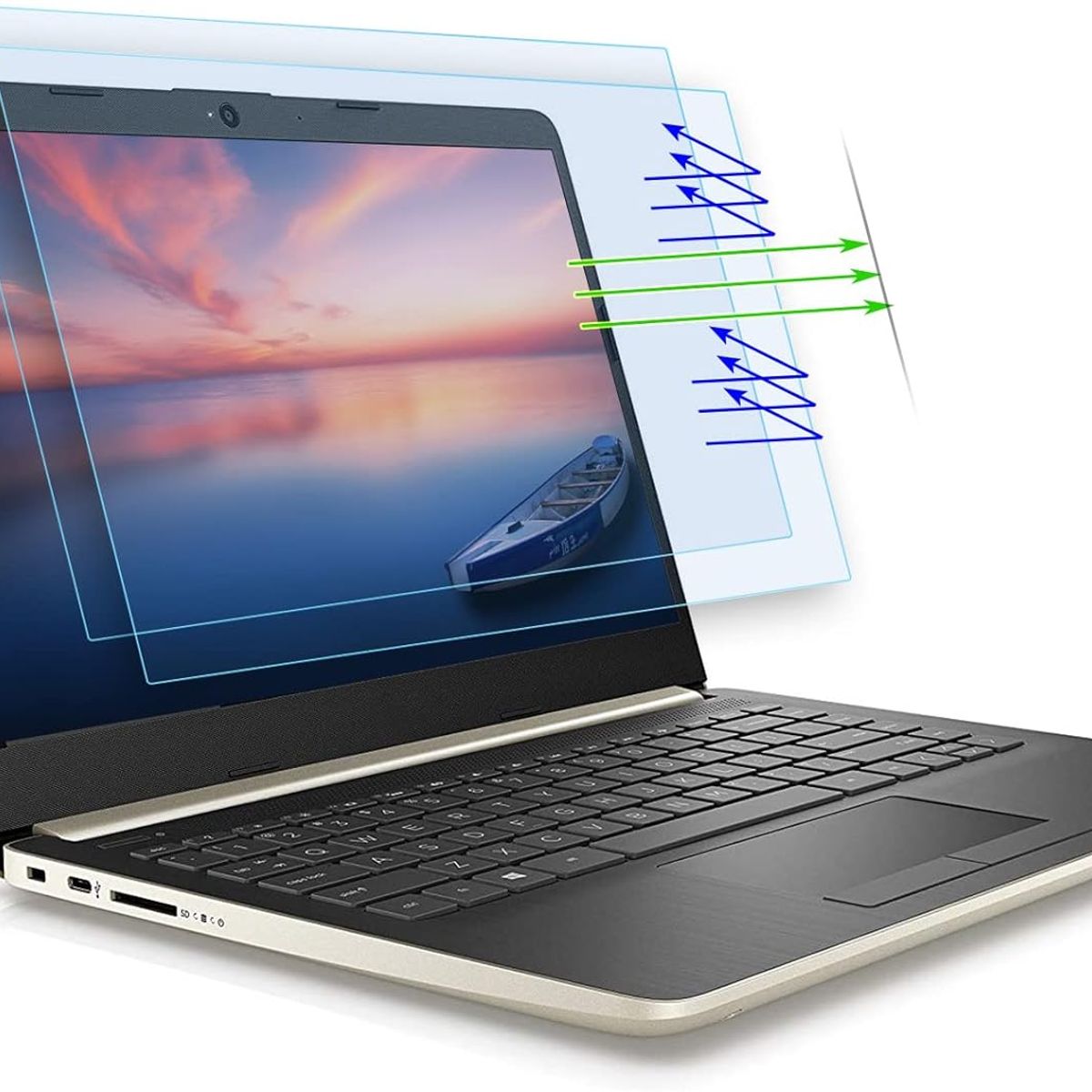 GENERICO - PROTECTOR DE PANTALLA 14 PULGADAS PARA LAPTOP