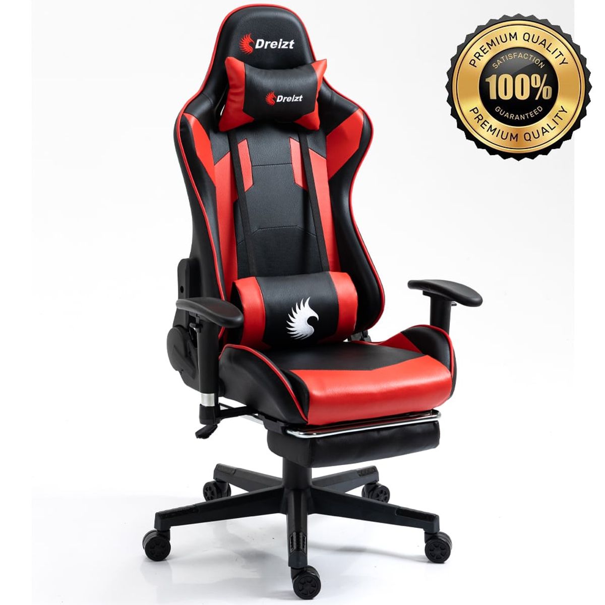 DREIZT - Silla Gamer Optimus Series Rojo