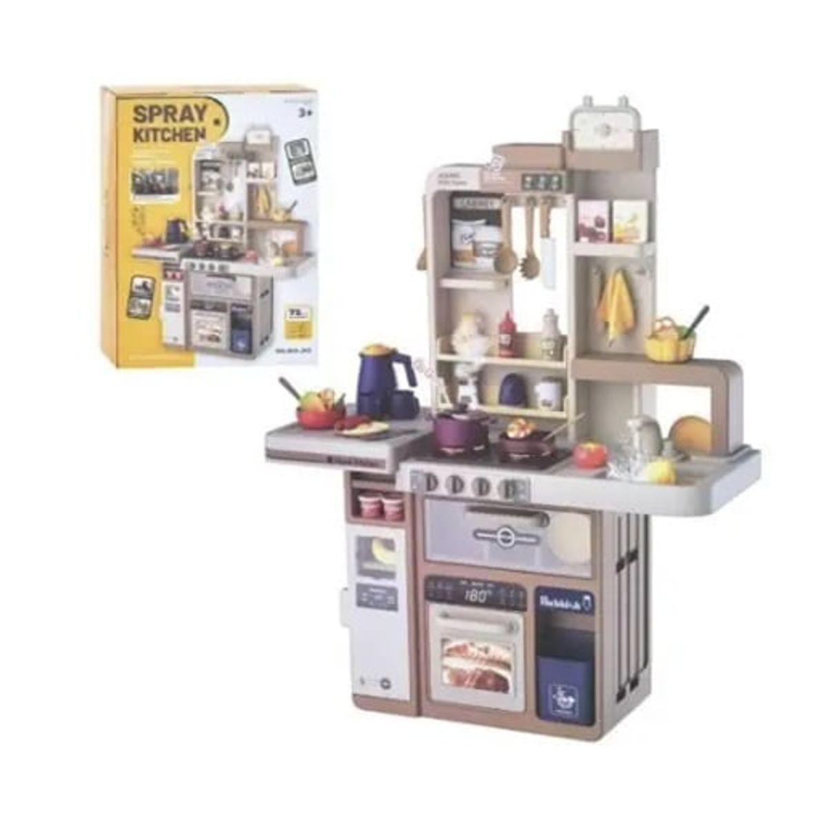 GENERICO - kitchen Infantil Spray ,efectos de luz y sonido, 75 pzs