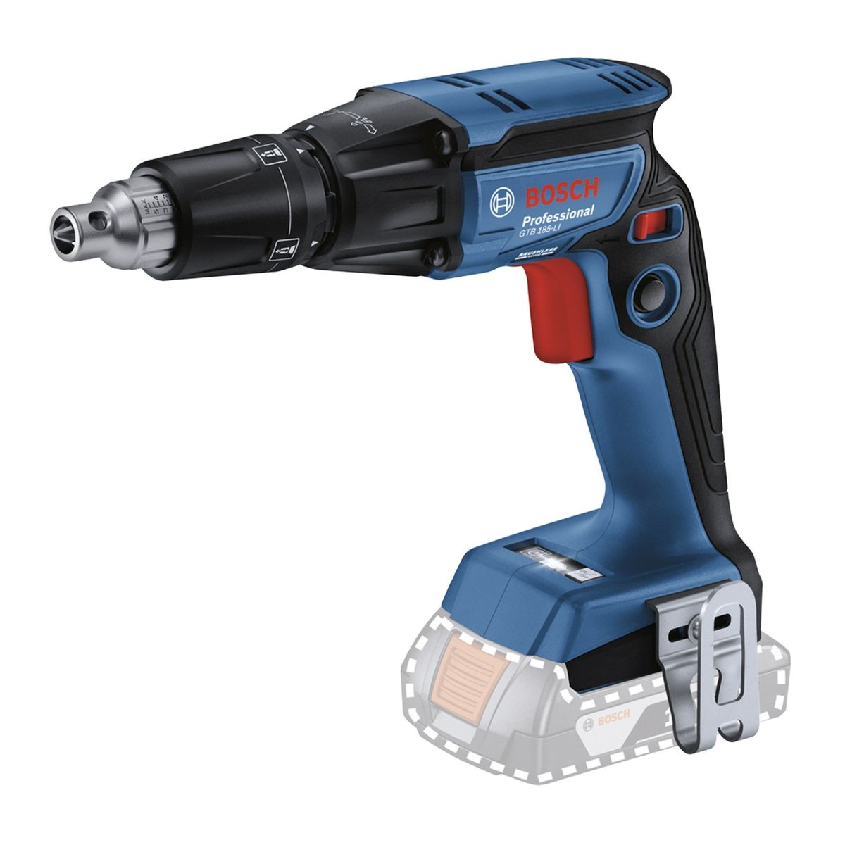 Bosch - Atornillador inalámbrico para Drywall 18V brushless GTB 185-LI BOSCH