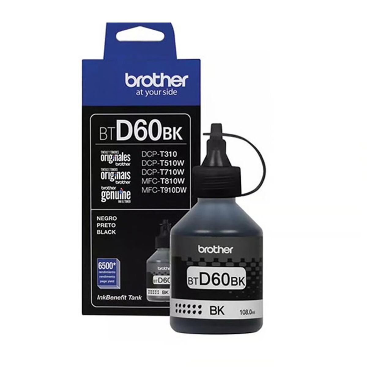 BROTHER - tinta brother BTD-60BK negro DCP-T310510W710W