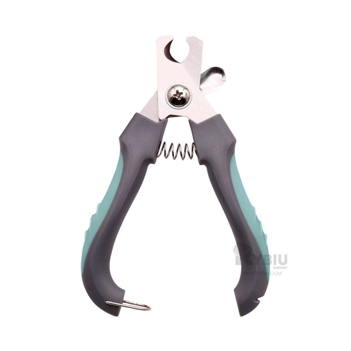 GENERICO - Alicate para Uso Canino con Lima en Color Verde Y+Stickers