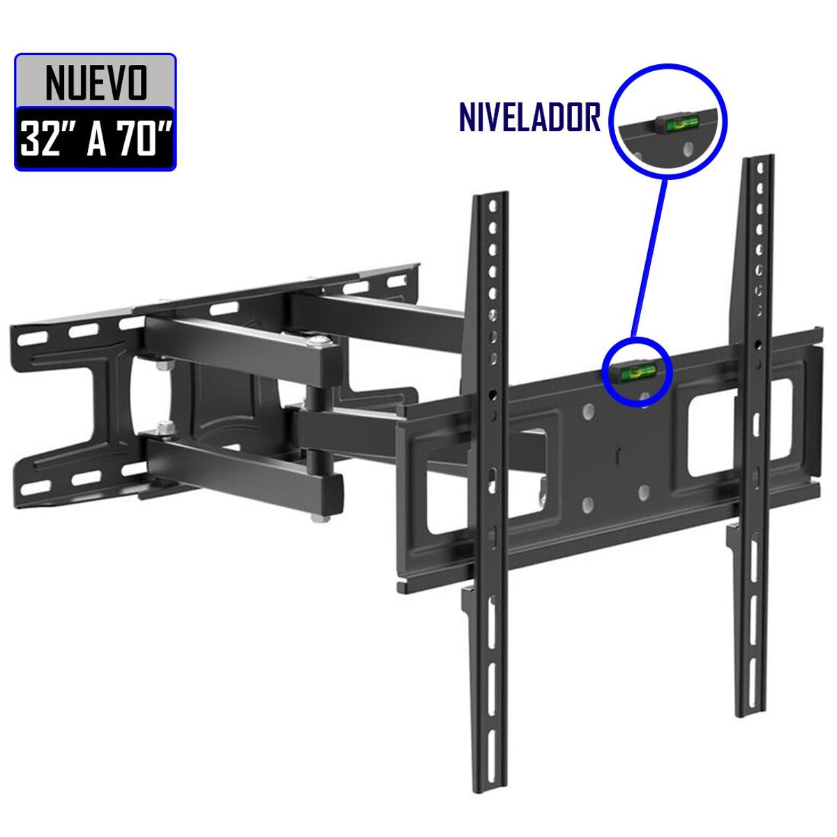 GENERICO - Rack 4 Brazos de 32" a 70" con Inclinación