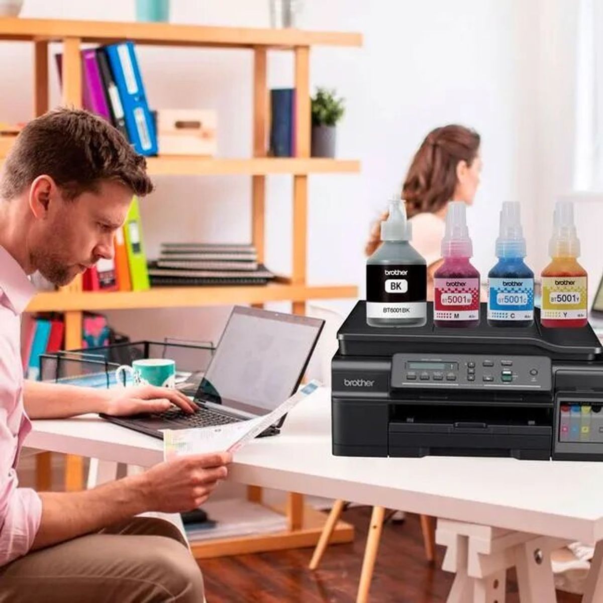 BROTHER - Pack de 4 Tintas Brother BT5001- BT6001