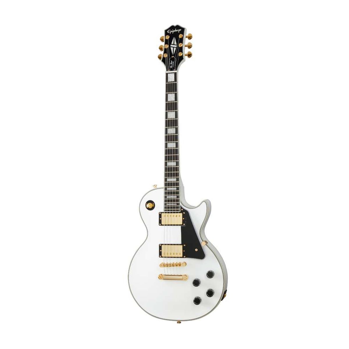 EPIPHONE - Guitarra Eléctrica Les Paul Custom Alpine White - EILCAWGH1