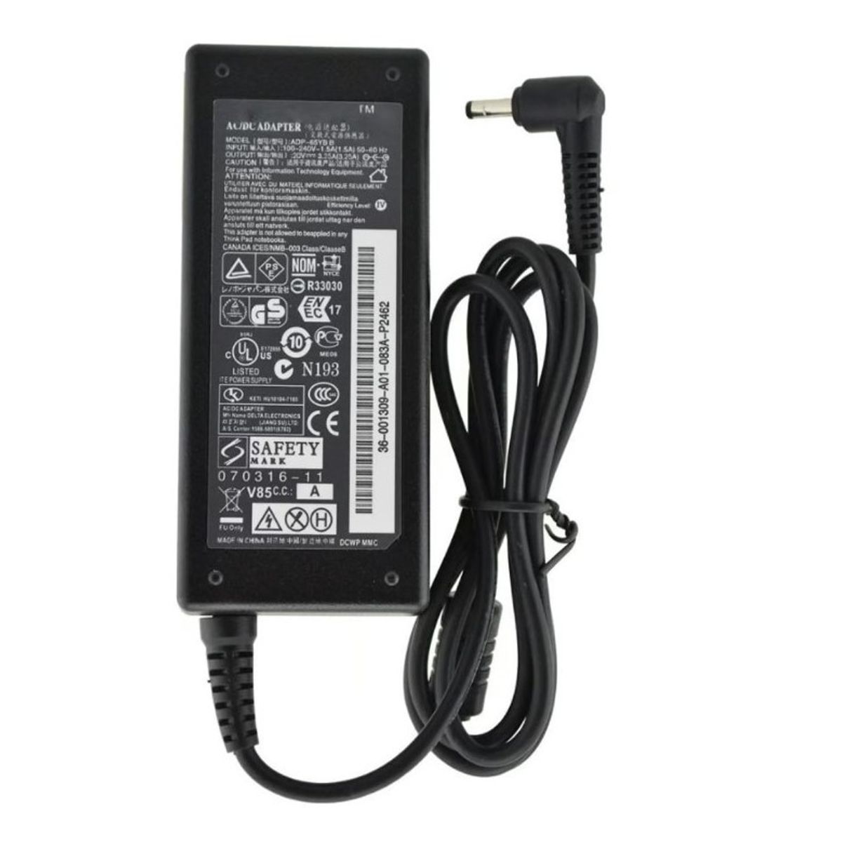 GENERICO - Cargador Para Laptop Compatible Con Lenovo- 20v 3-25A pf