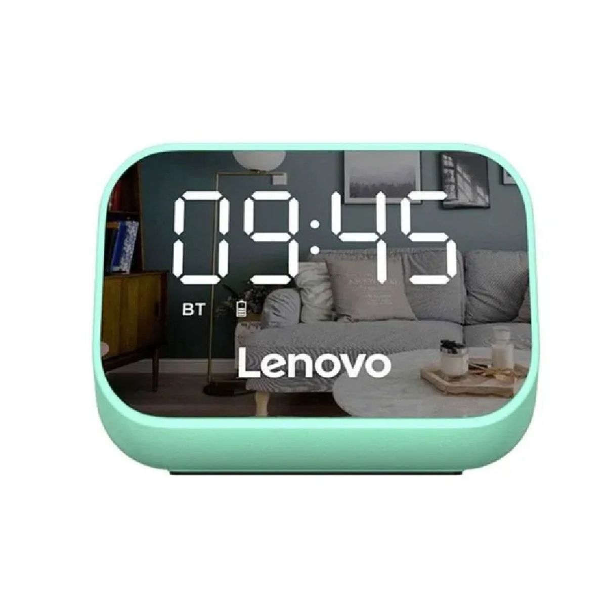 LENOVO - Reloj Despertador Con Altavoz Multifuncional Lenovo TS13 Verde