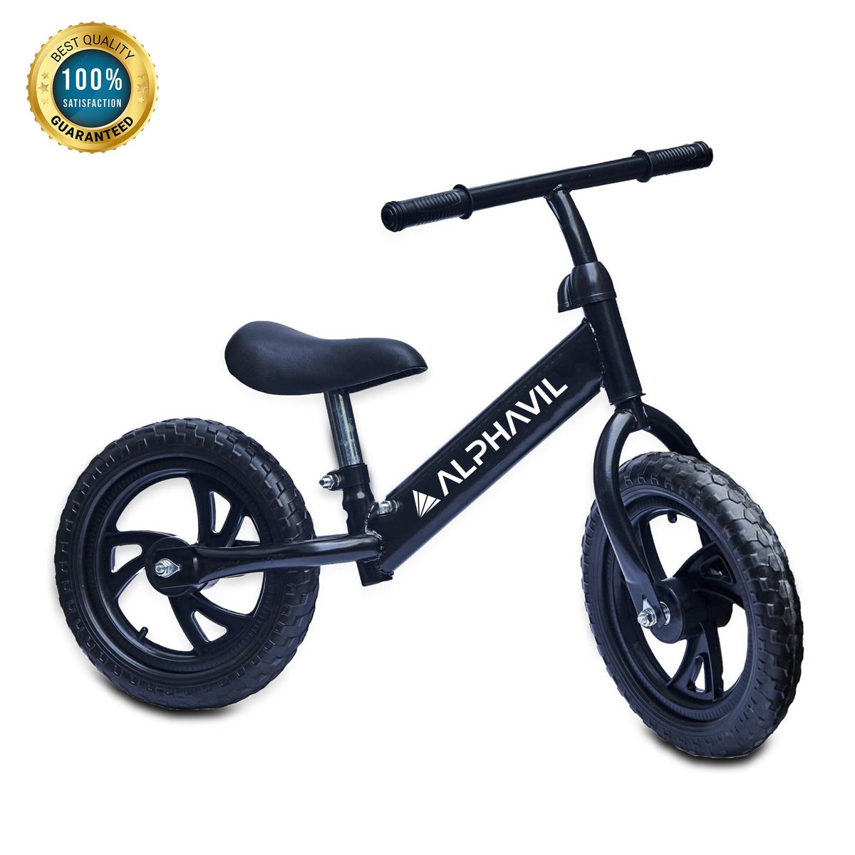ALPHAVIL - Bicicleta de Equilibrio Balance para Niños Alphavil Negro