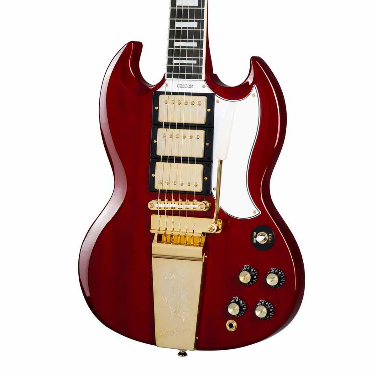 EPIPHONE - Guitarra eléctrica Joe Bonamassa 1963 SG Custom -DarkWineRed