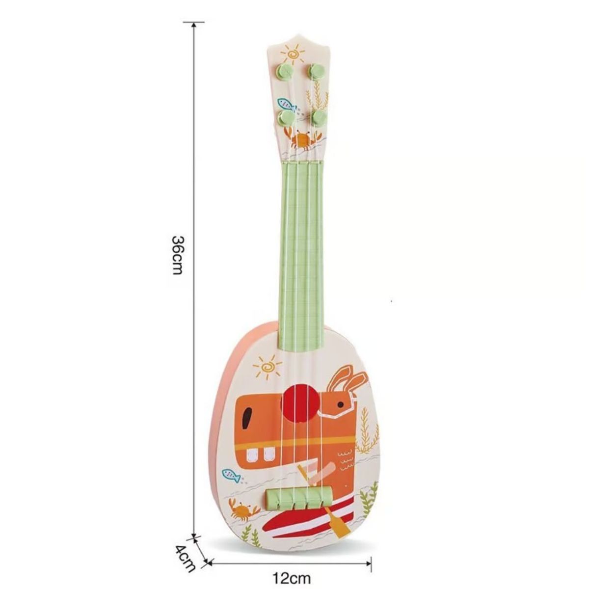 GENERICO - Guitarra Ukulele Infantil De Cuerdas