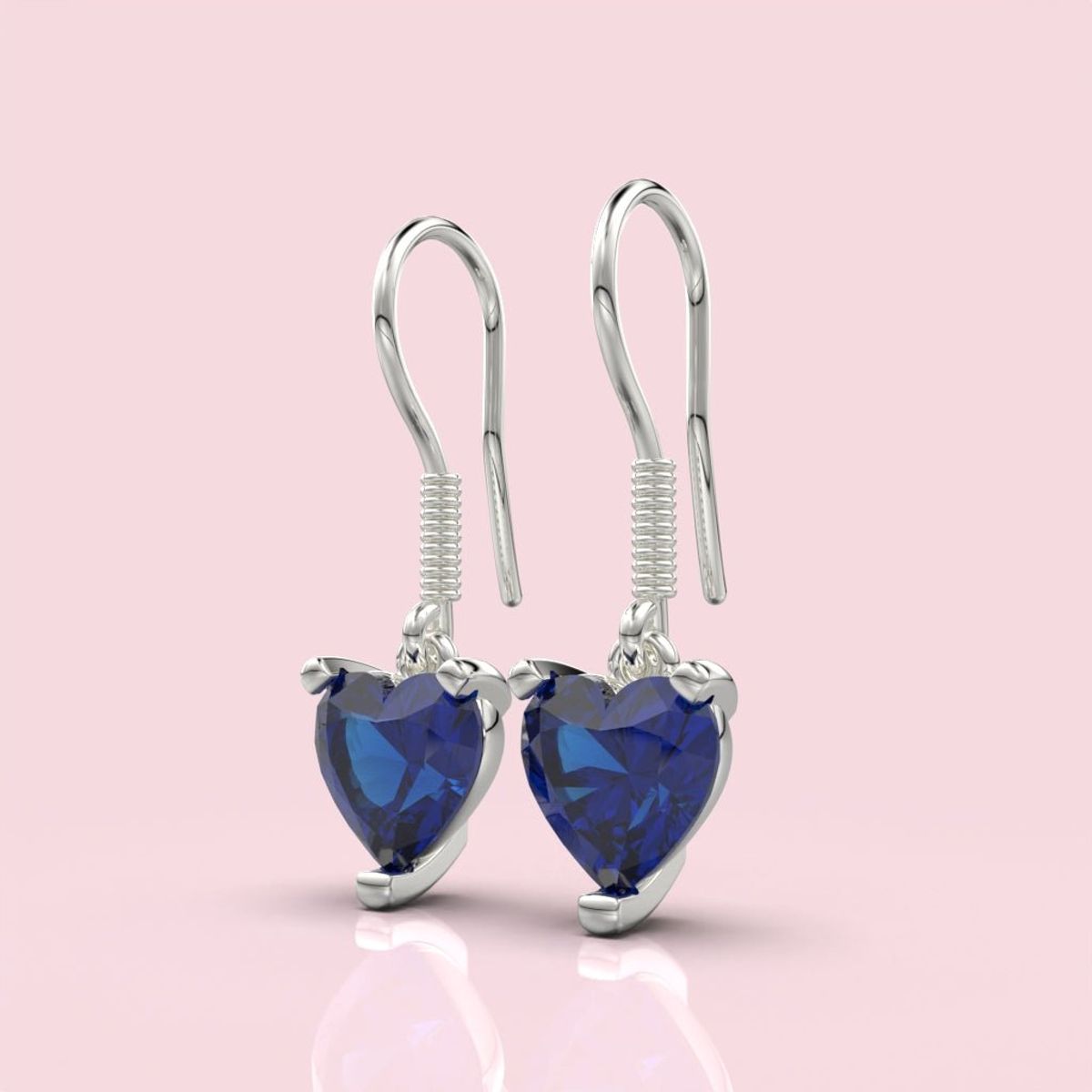 LUYA JOYERÍA - Aretes de corazón de Luya