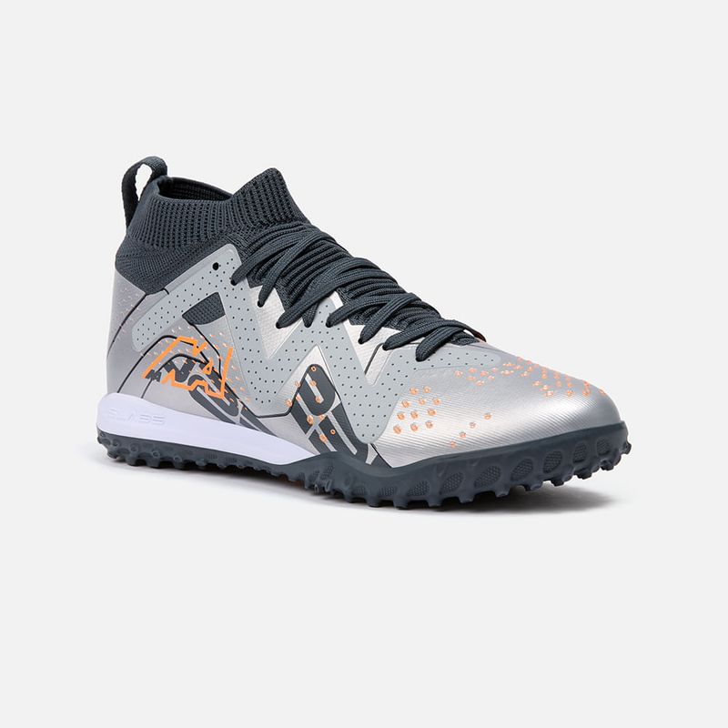 NEW ATHLETIC - Zapatillas New Athletic Football Slabs94 Plateado Con Naranja Juvenil