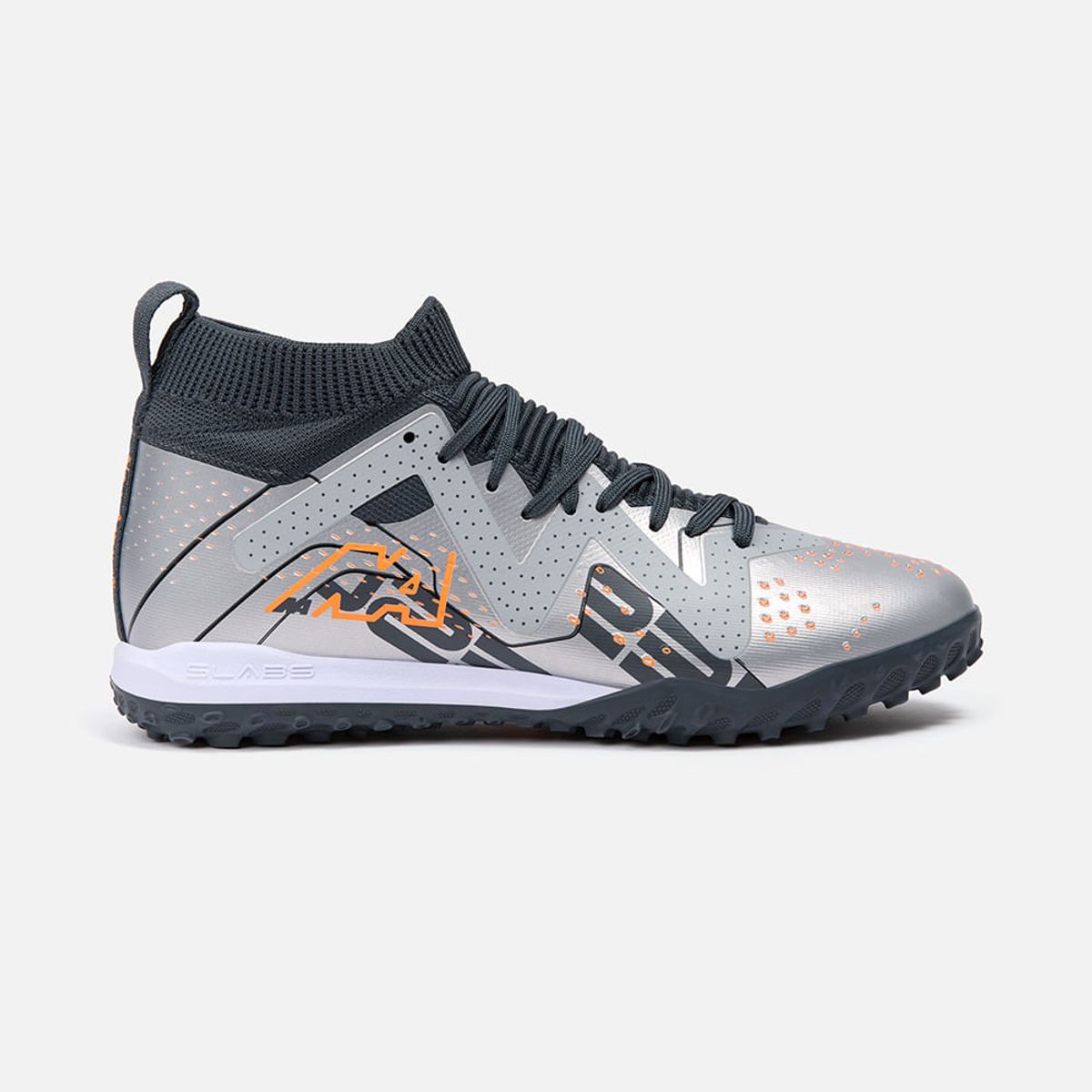 NEW ATHLETIC - Zapatillas New Athletic Football Slabs94 Plateado Con Naranja Juvenil