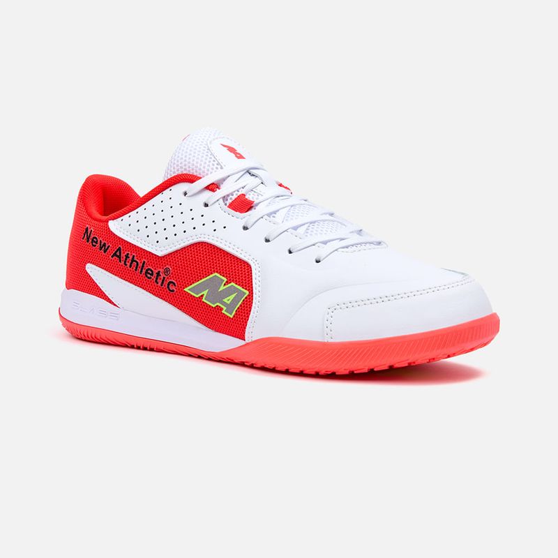 NEW ATHLETIC - Zapatillas New Athletic Football Slabs55 Blanco Con Naranja Hombre