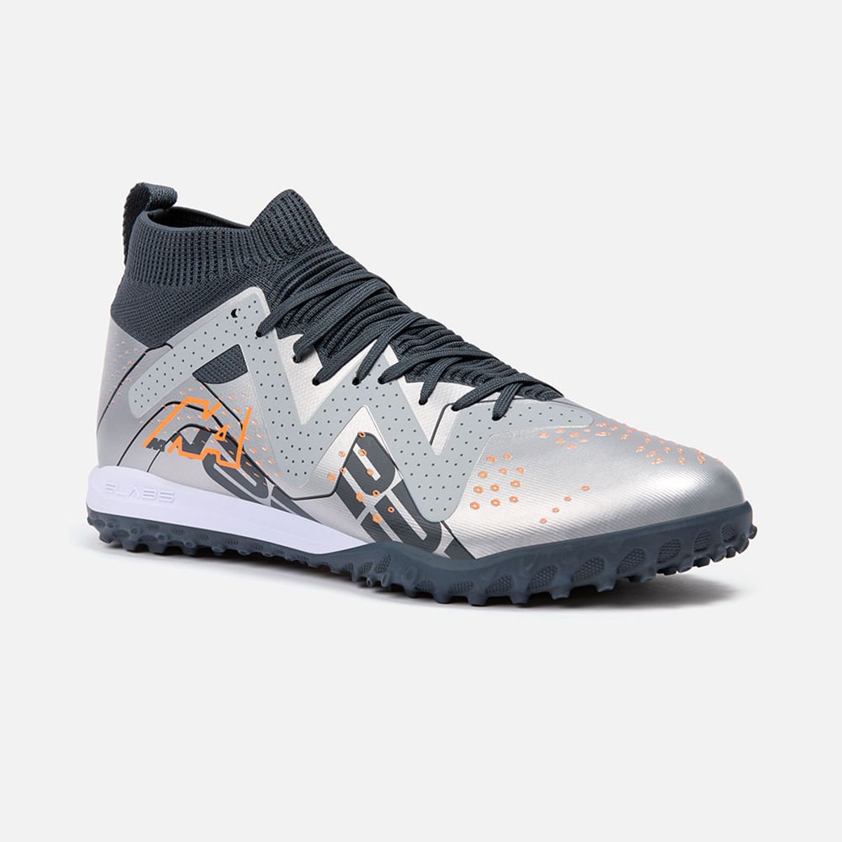 NEW ATHLETIC - Zapatillas New Athletic Football Slabs94 Plateado Con Naranja Hombre