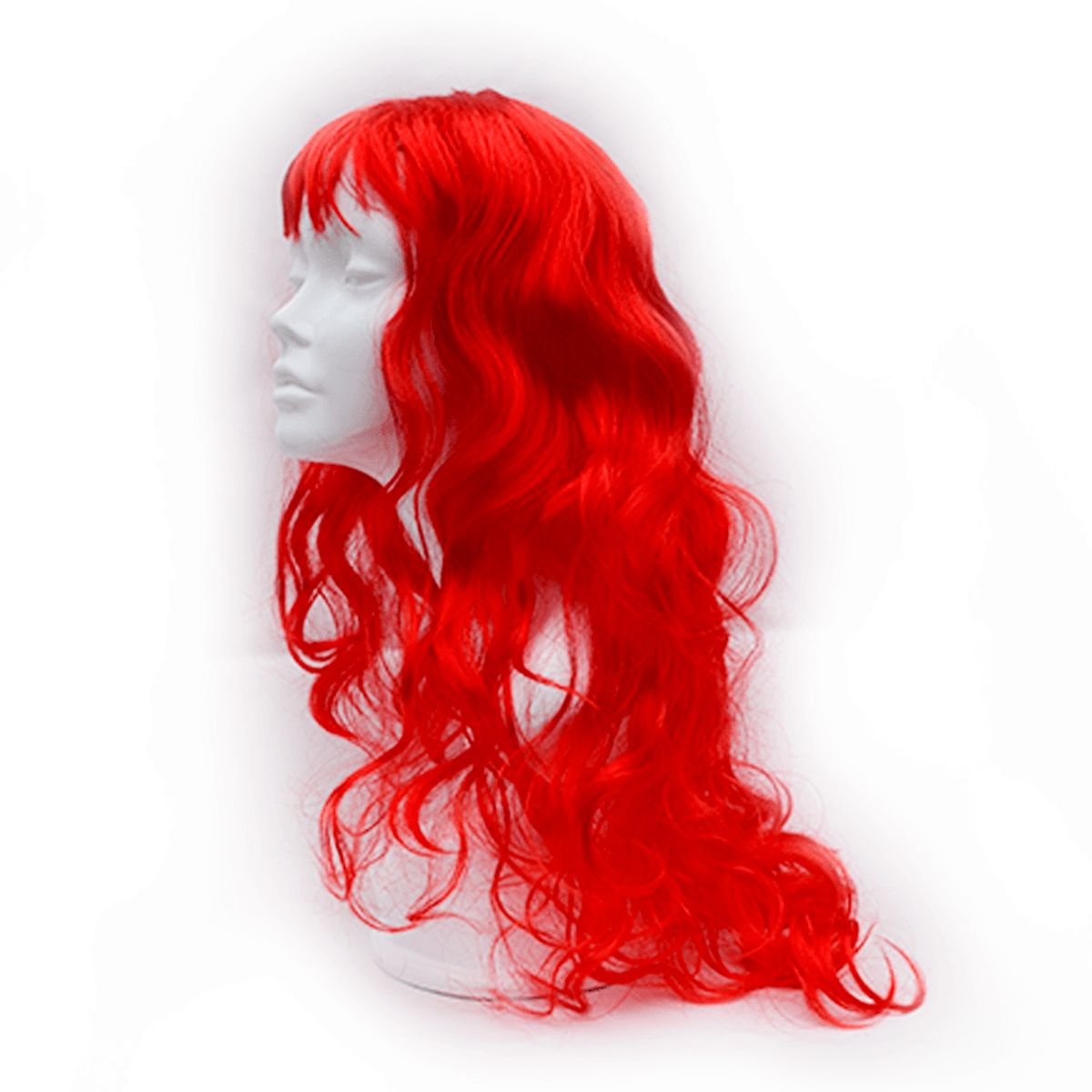 GENERICO - Peluca Larga Ondulada rojo