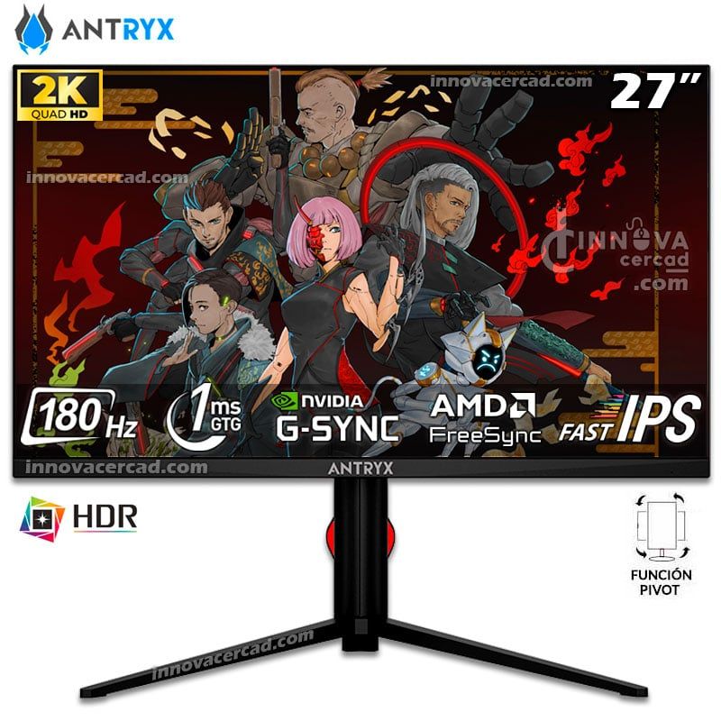 ANTRYX - Monitor ANTRYX IPX2725QGTP 27 FAST IPS 2K QHD 180Hz 1ms G-Sync