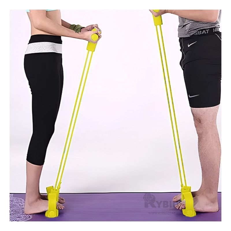 GENERICO - Liga para Entrenamiento Abdominal Amarillo Y+Regalo Agendita