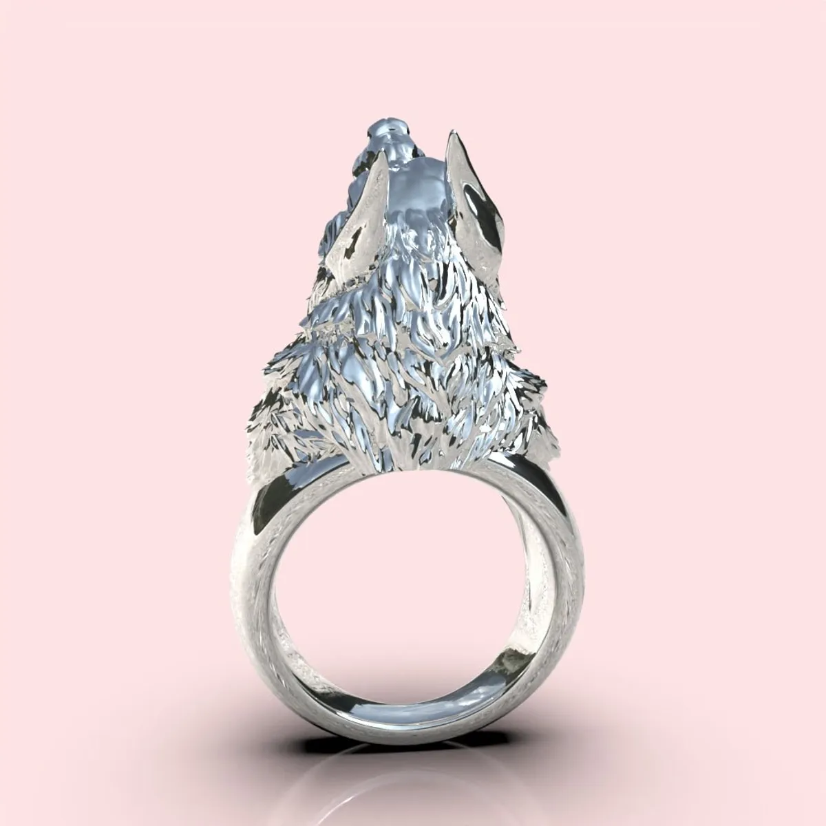 LUYA JOYERÍA - Anillo de lobo de Luya