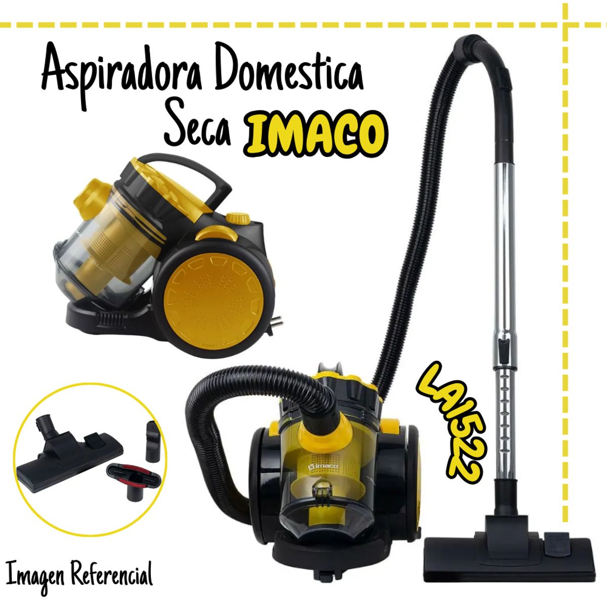IMACO - Aspiradora de arrastre IMACO 1000w - IA1522