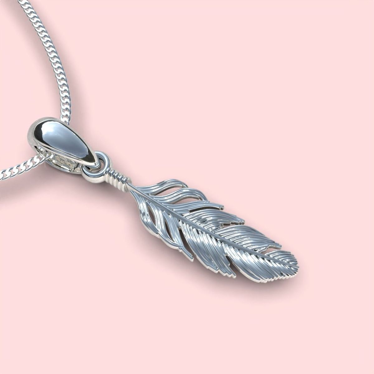 LUYA JOYERÍA - Collar Pluma de Luya