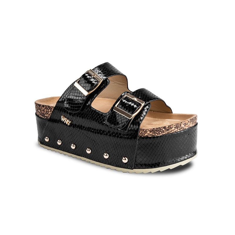 TIME CHOPPER - Sandalias Time Chopper H2012-1B Black - Mujer