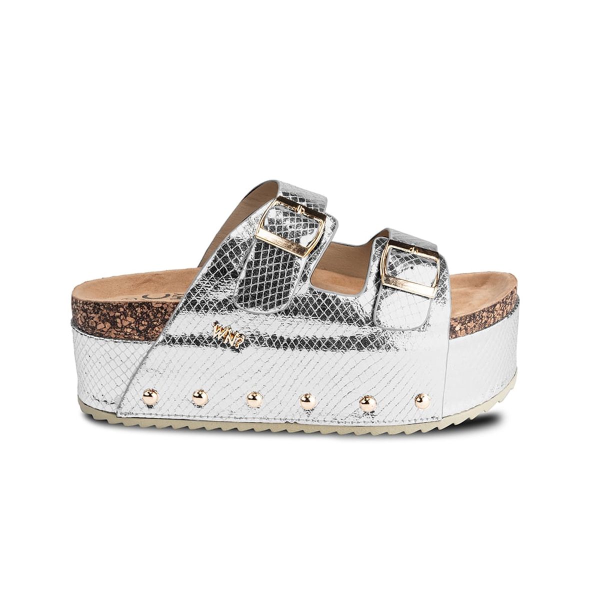 TIME CHOPPER - Sandalias Time Chopper H2012-1B Silver - Mujer