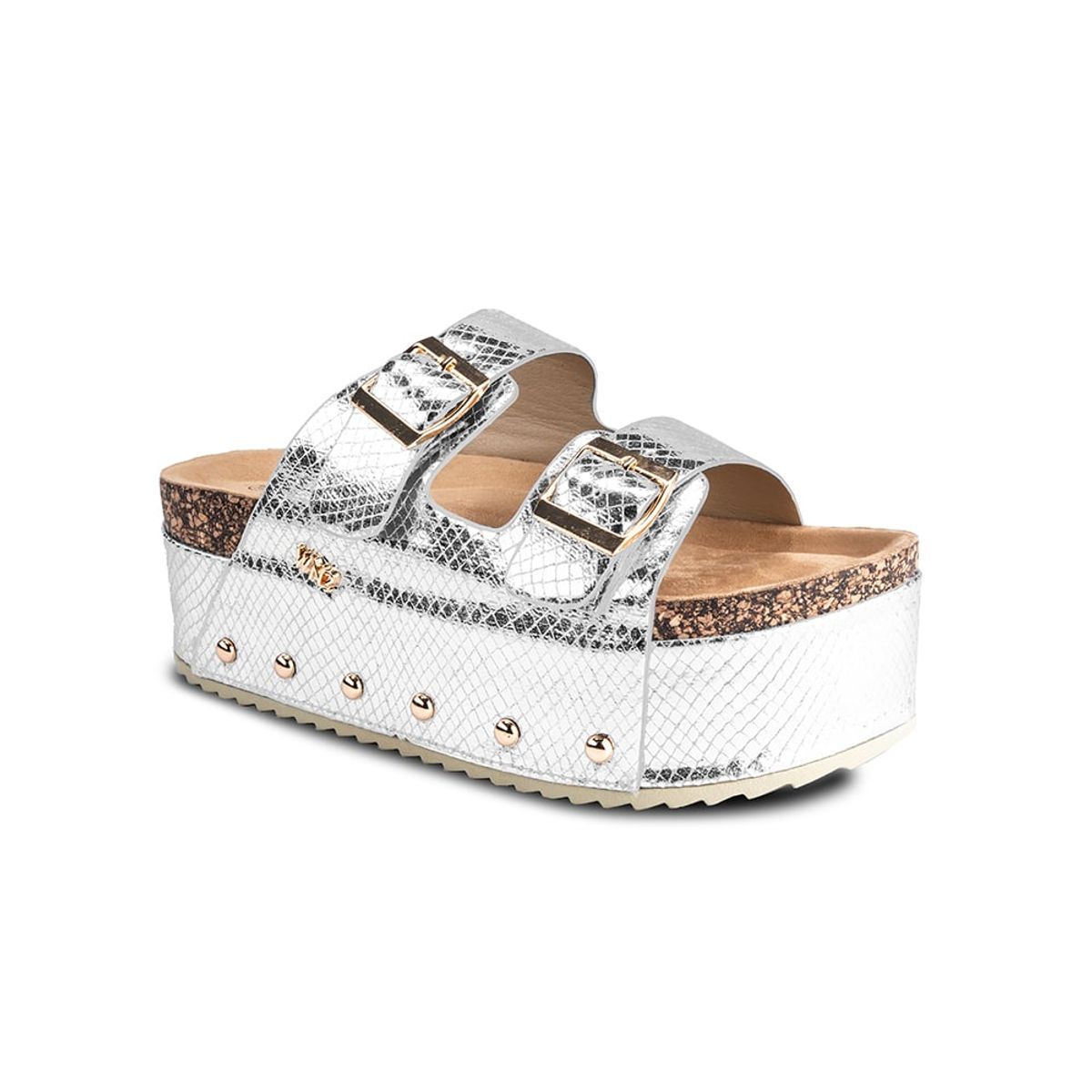 TIME CHOPPER - Sandalias Time Chopper H2012-1B Silver - Mujer