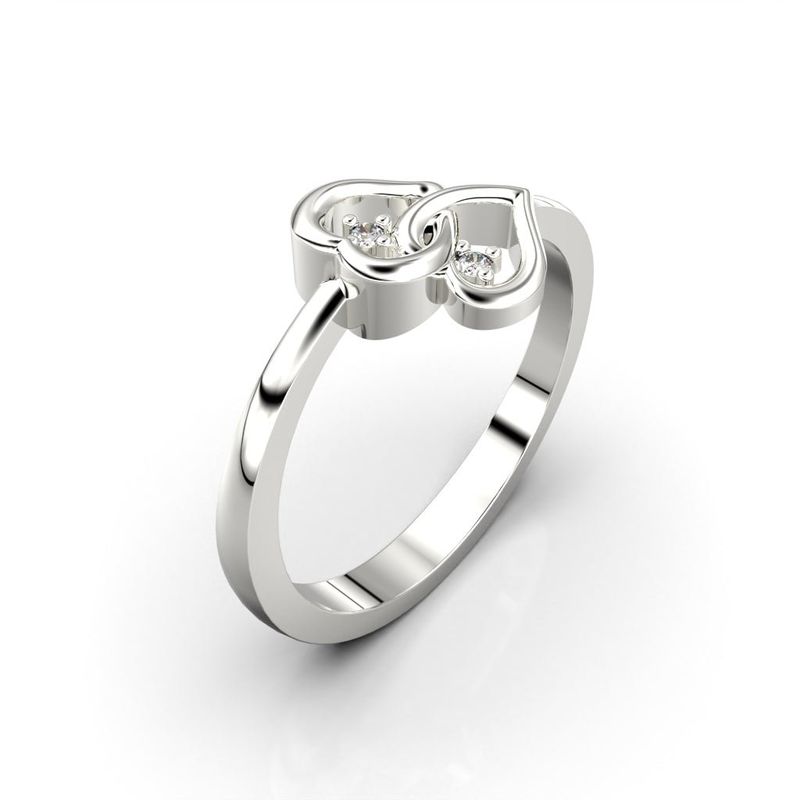 LUYA JOYERÍA - Anillo 2Corazones de Luya