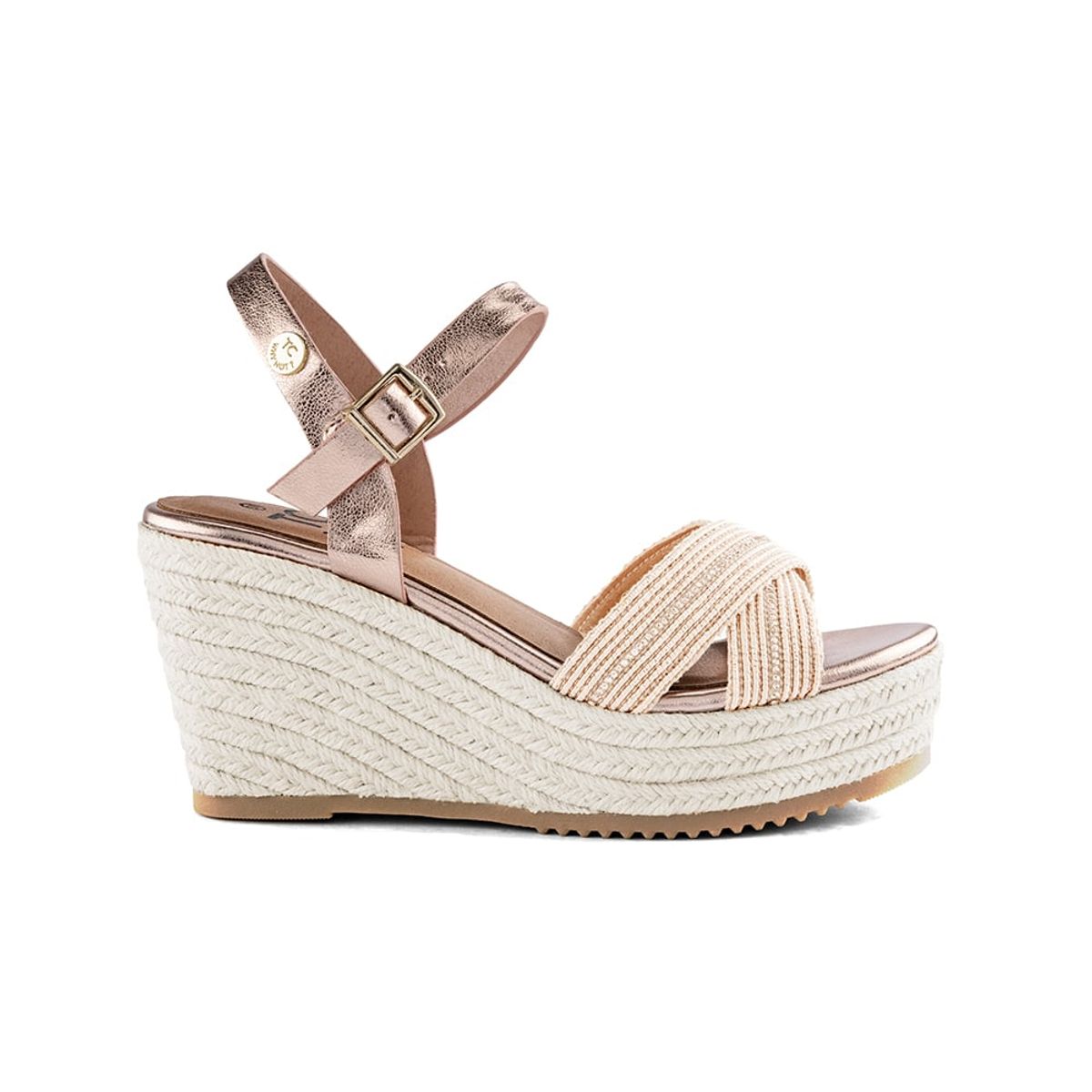 TIME CHOPPER - Sandalias Time Chopper 6W2301-A7 Champagne - Mujer