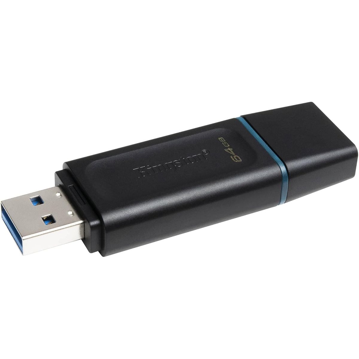 KINGSTON - MEMORIA USB KINGSTON DE 64GB DTX NEGRO