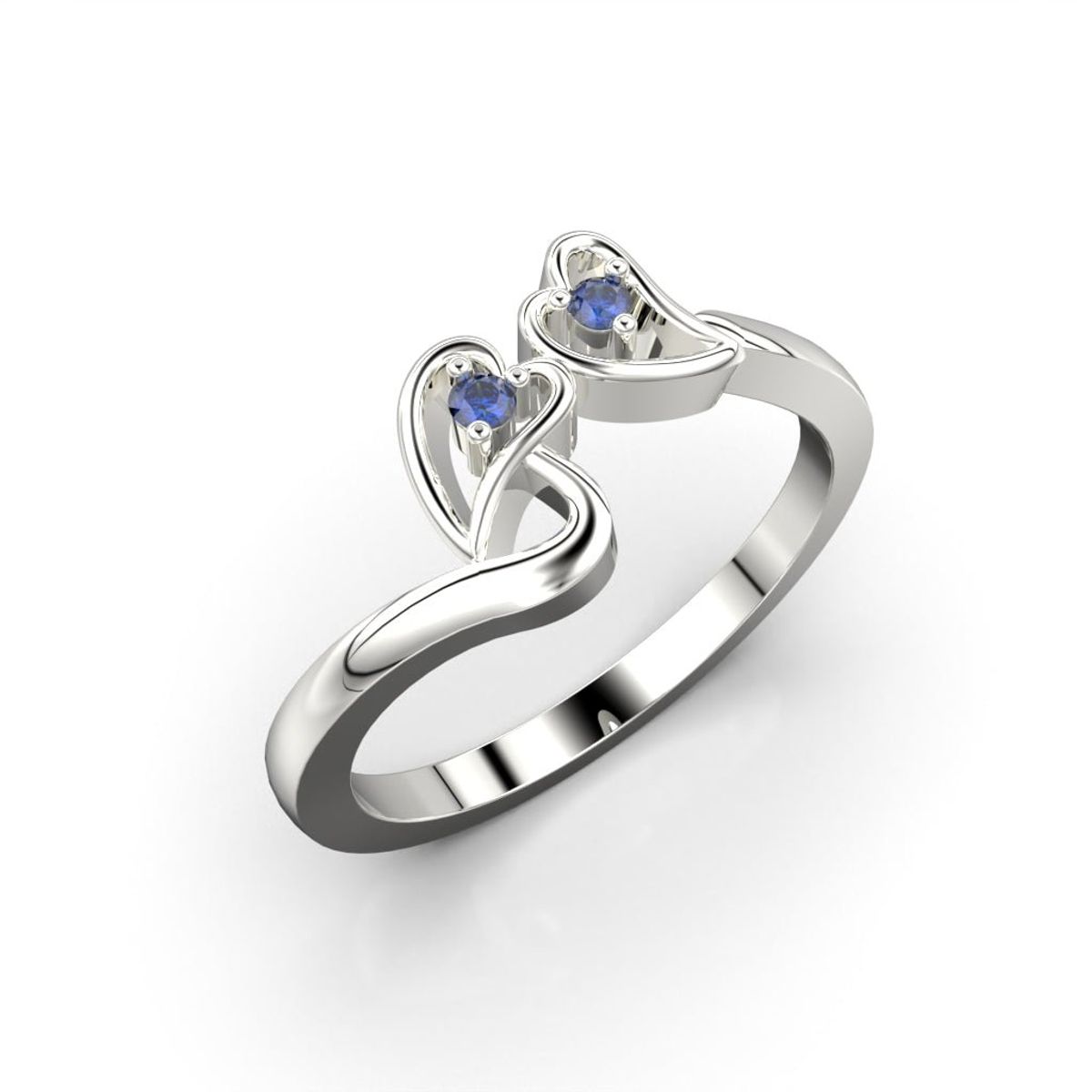 LUYA JOYERÍA - Anillo 2Corazones de Luya