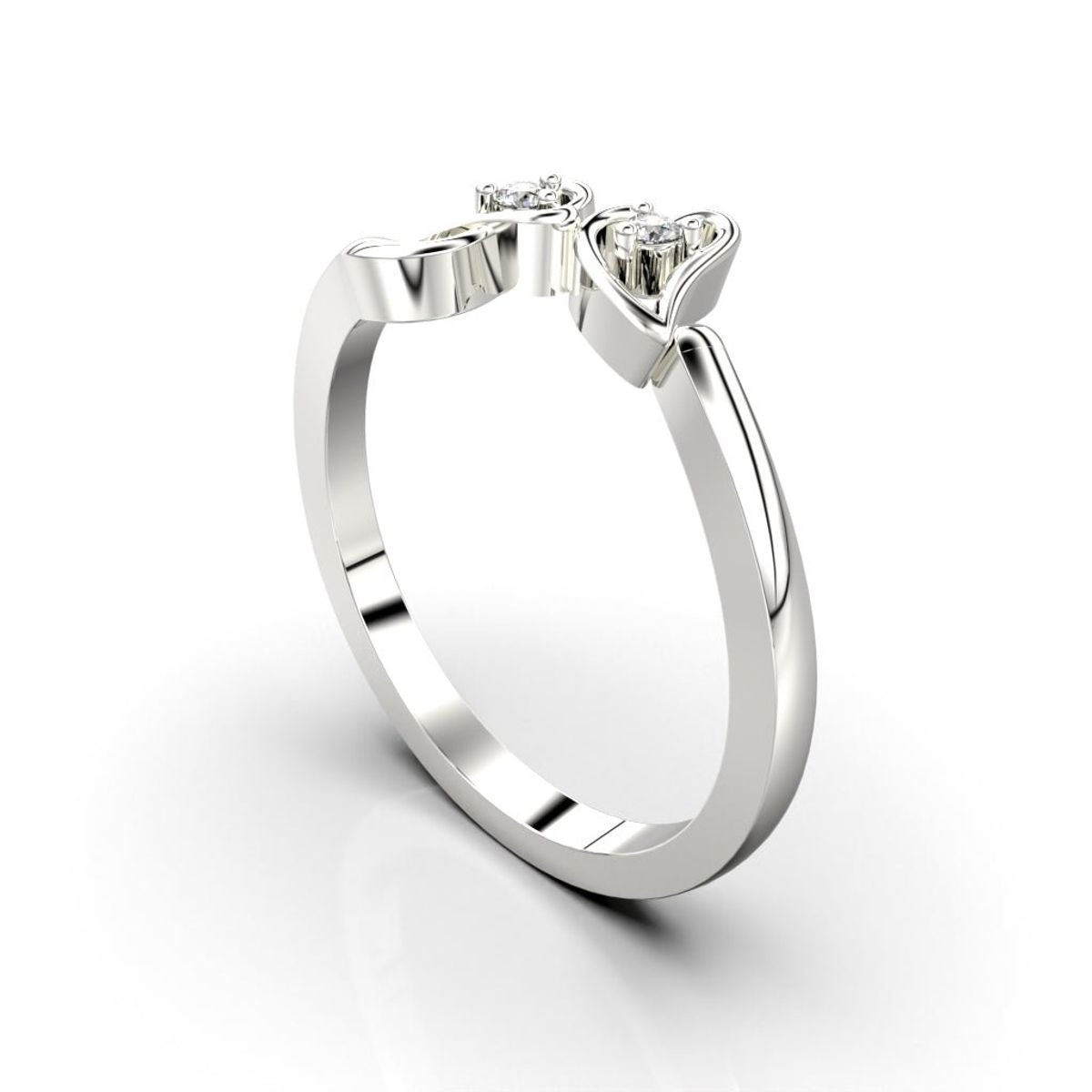 LUYA JOYERÍA - Anillo 2Corazones de Luya