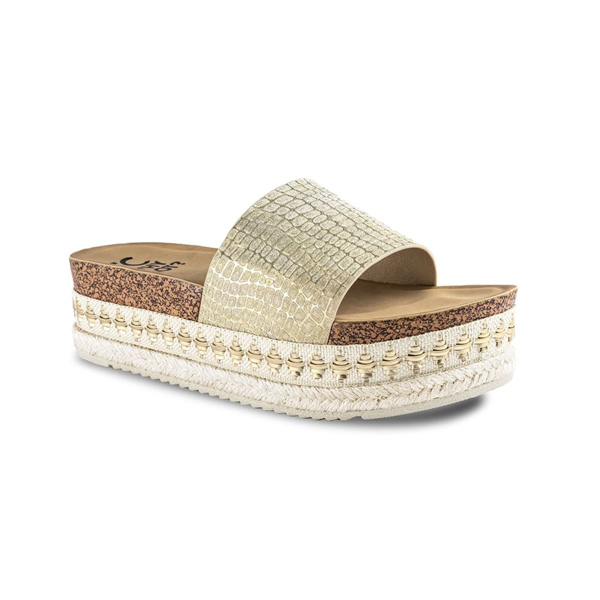 TIME CHOPPER - Sandalias Time Chopper H7532-13 Light Gold - Mujer