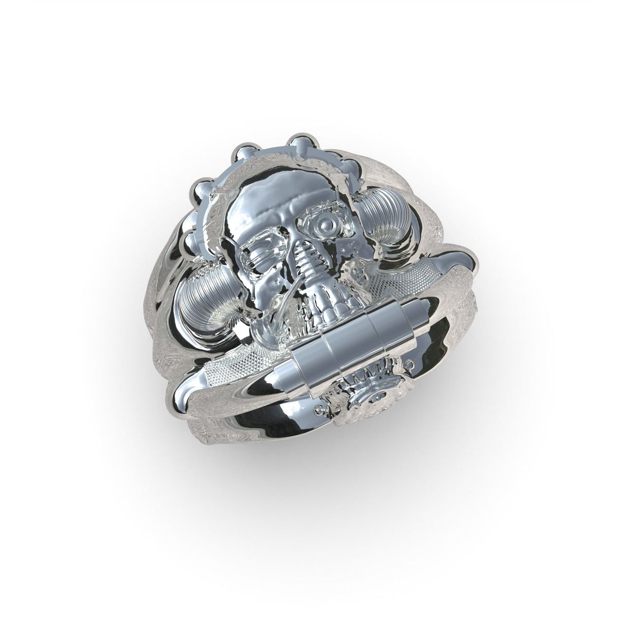 LUYA JOYERÍA - Anillo Skull Punk de Luya