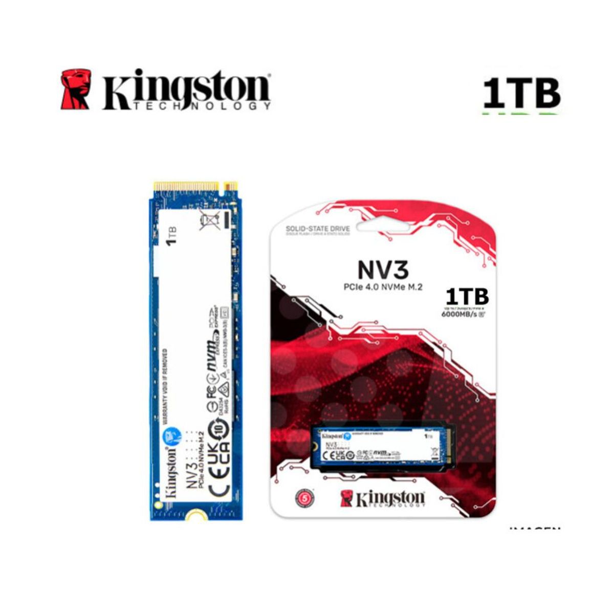 KINGSTON - Unidad de estado sólido SSD Kingston M.2   1TB  PCIe 4.0  M2