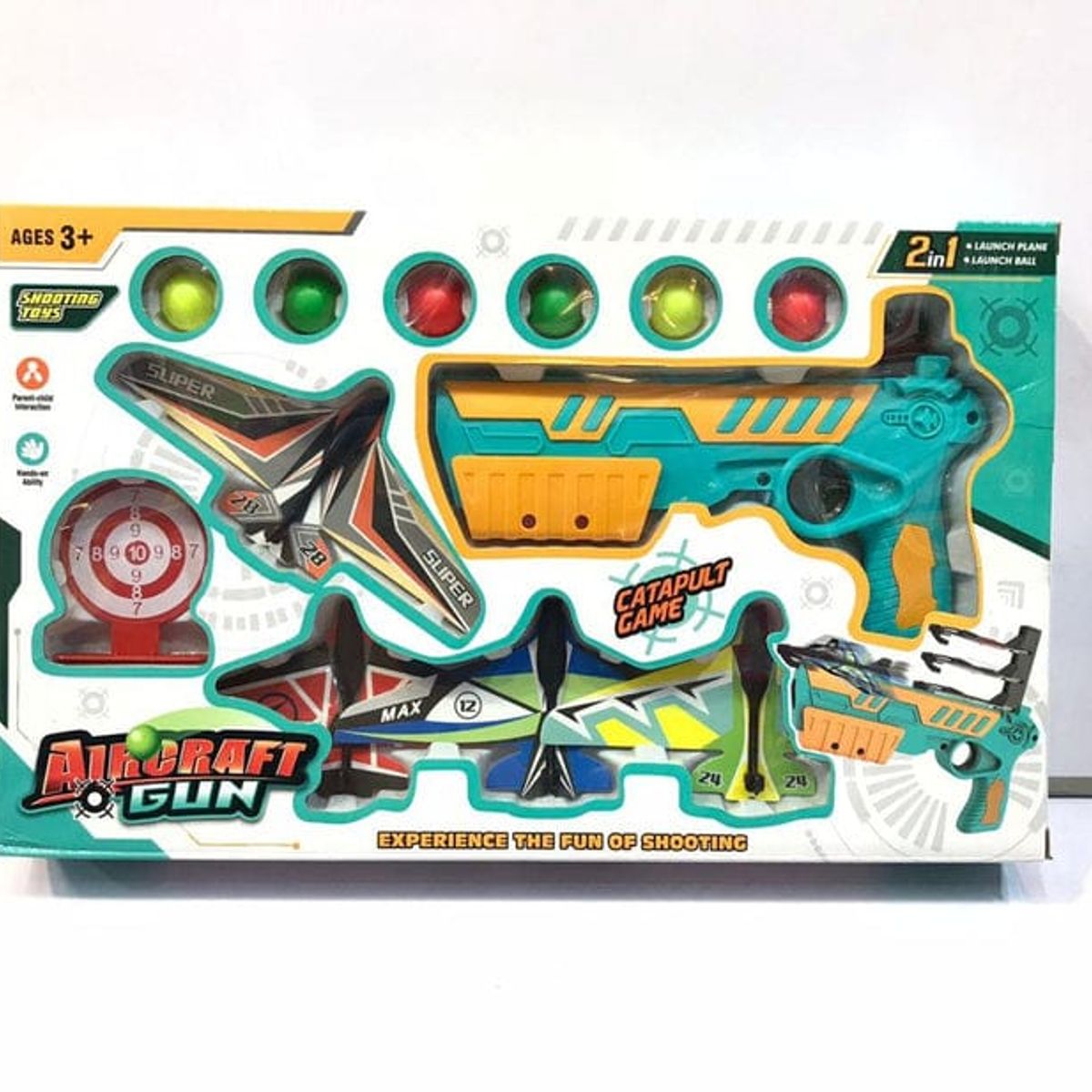 OEM - Cañon  Lanza aviones turquesa