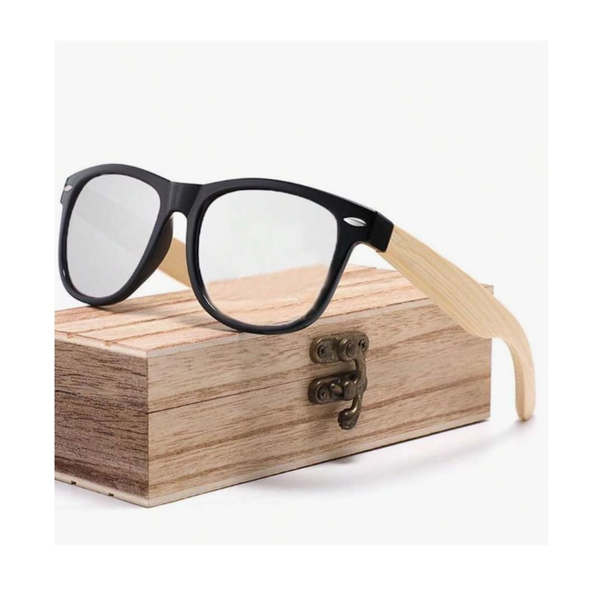 GENERICO - Lentes Negros Premium con Protección Filtro Azul + Estuche y paño