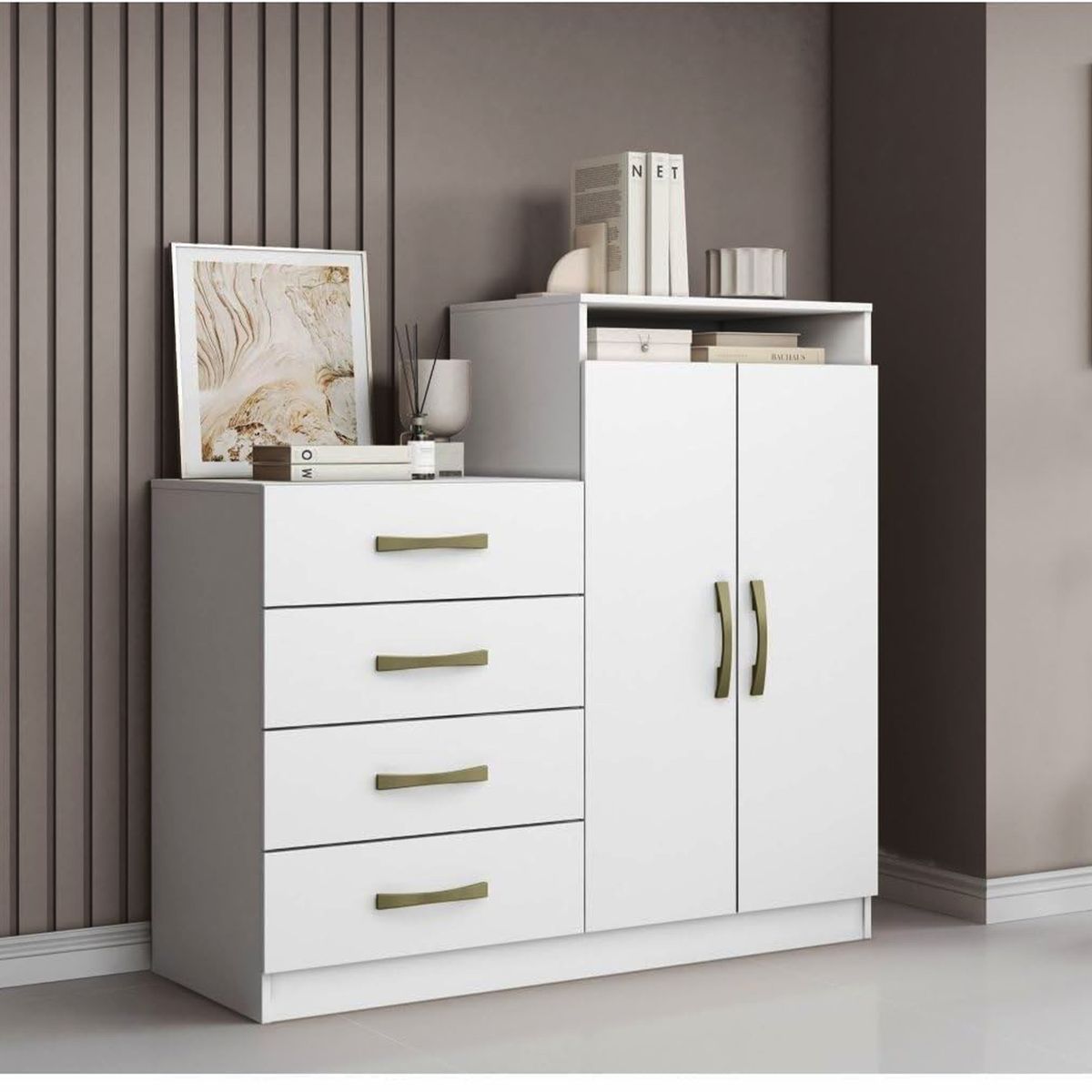 DIBA MUEBLES - Armario Zapatera con 4 Cajones Infantil Kilian DIBA Muebles