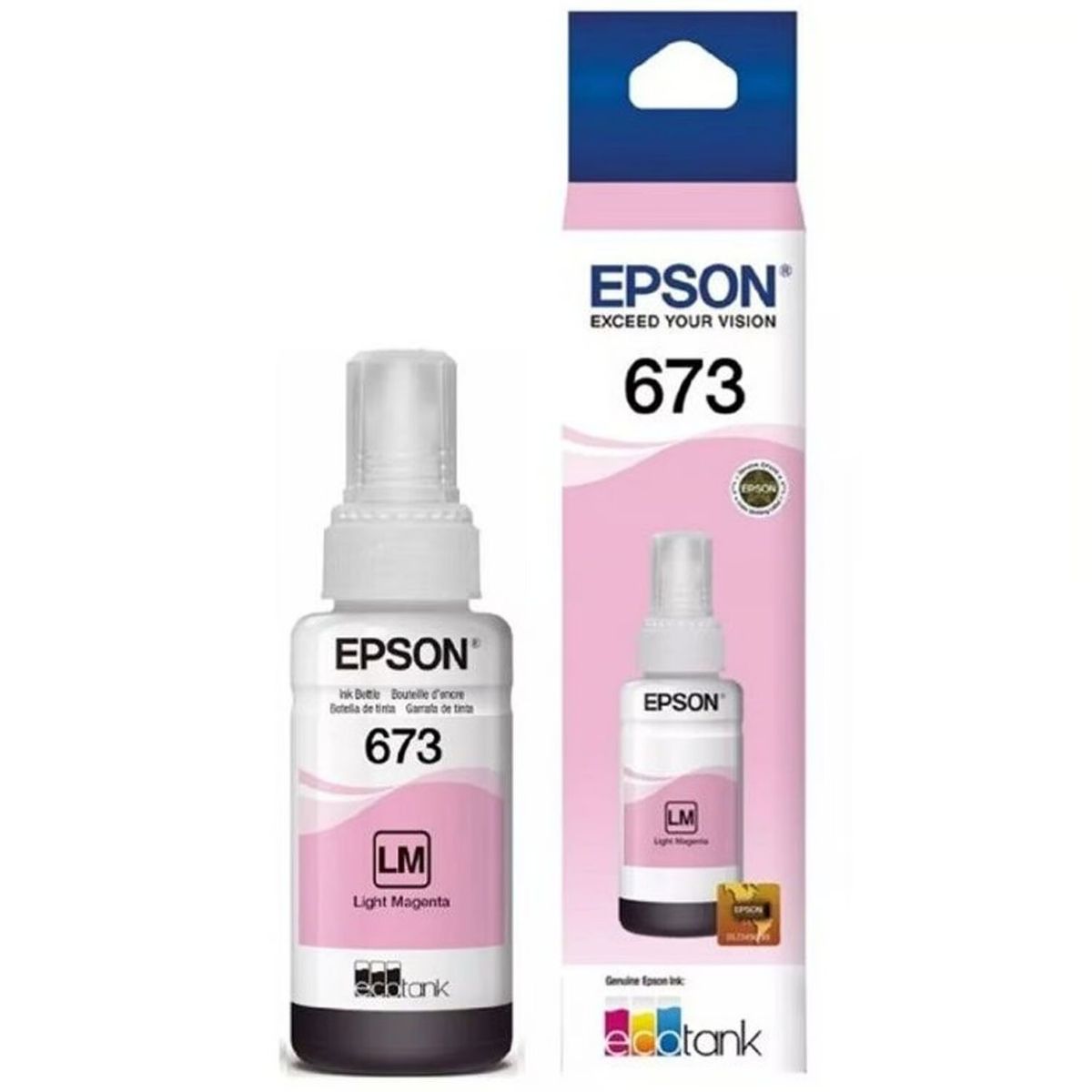 EPSON - TINTA EPSON 673 MAGENTA LIGHT (T673620) ORIGINAL
