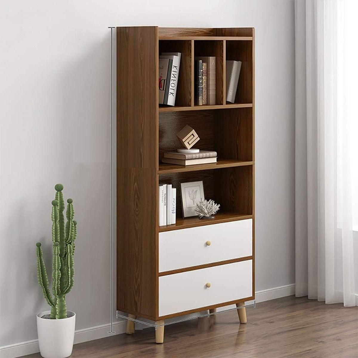 DIBA MUEBLES - Librero Moderno con 2Cj Kermit DIBA Muebles