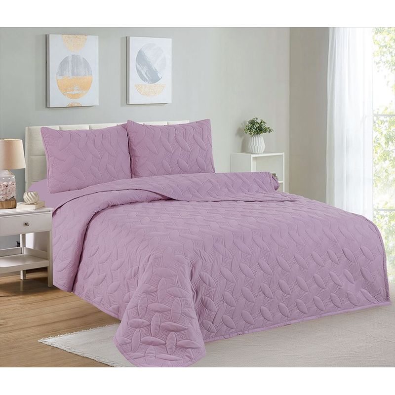 CASATEX - Cubrecama + Juego de sabanas 2 plazas 100% Algodón - 5 Piezas