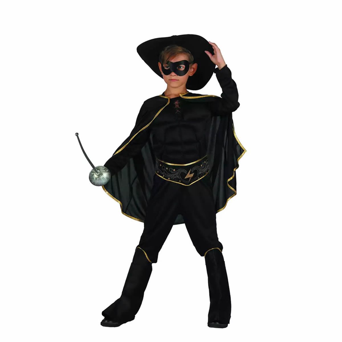 GENERICO - Disfraz de Bandido  - 110 a 120 cm de estatura