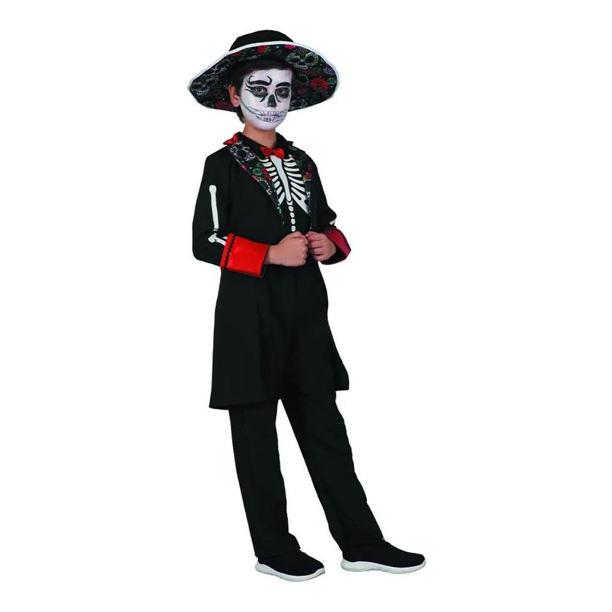 GENERICO - Disfraz Catrín Día de los Muertos (120 a 130 cm de estatura)