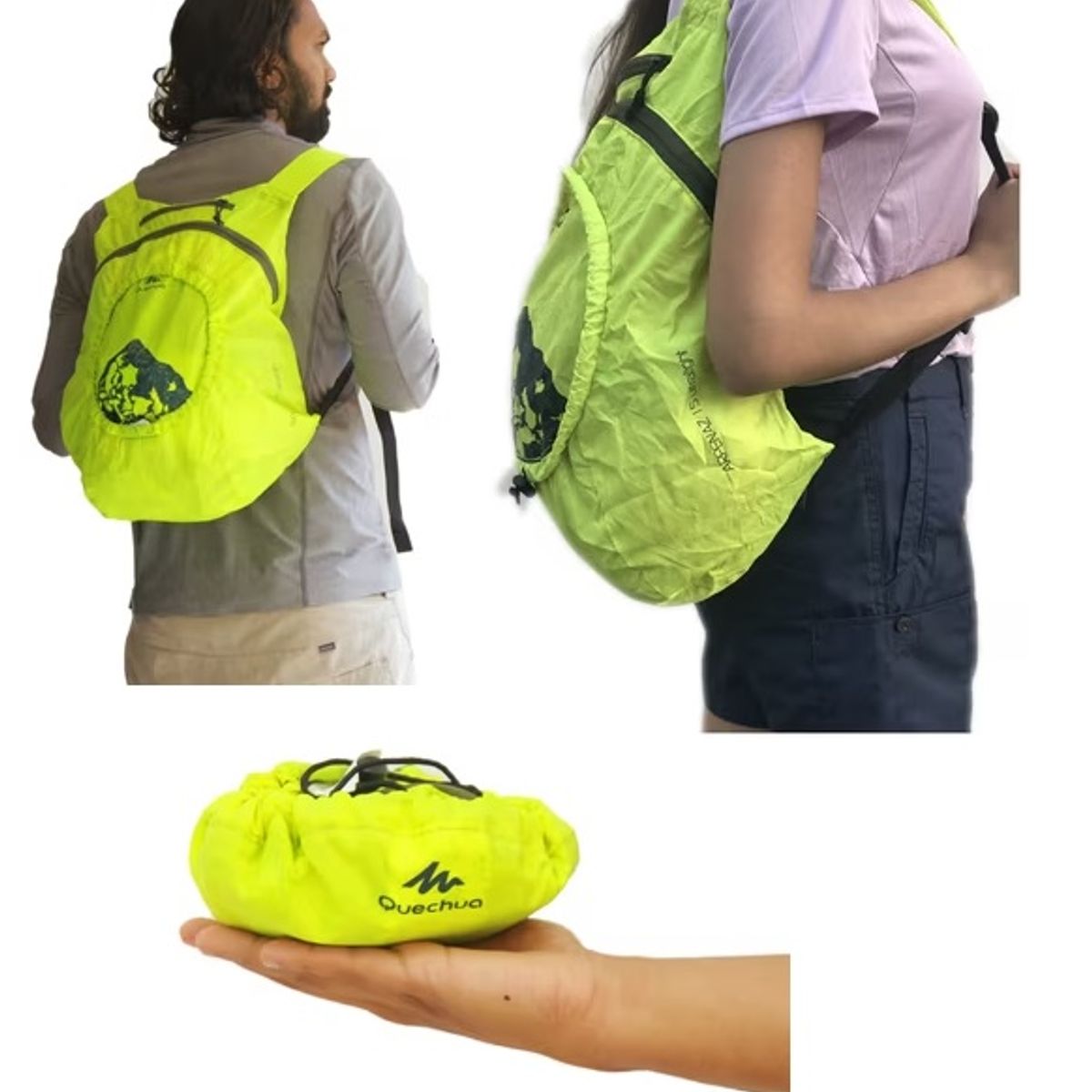 QUECHUA - MOCHILA DE VIAJE FOLDABLE QUECHUA 15L OUTDOOR